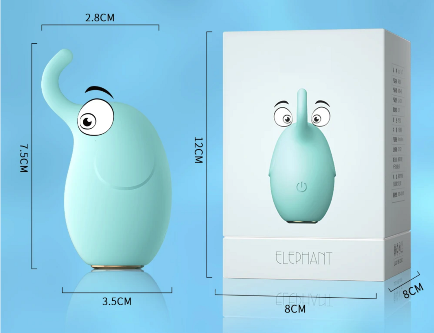 VIBRADOR PORTATIL We Love ELEPHANT
