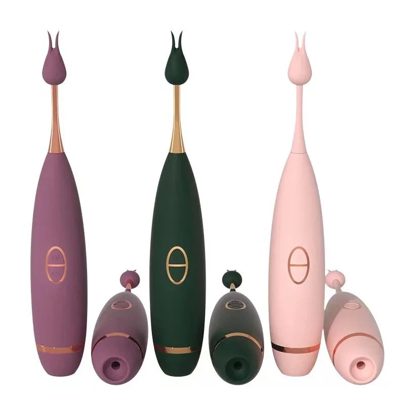 Vibrador y Succionador Tipo Lápiz