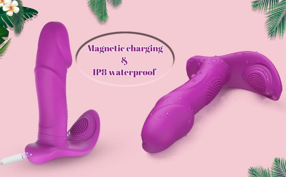 VIBRADOR PANTY con ALETEO DE DEDO CONTROL REMOTO
