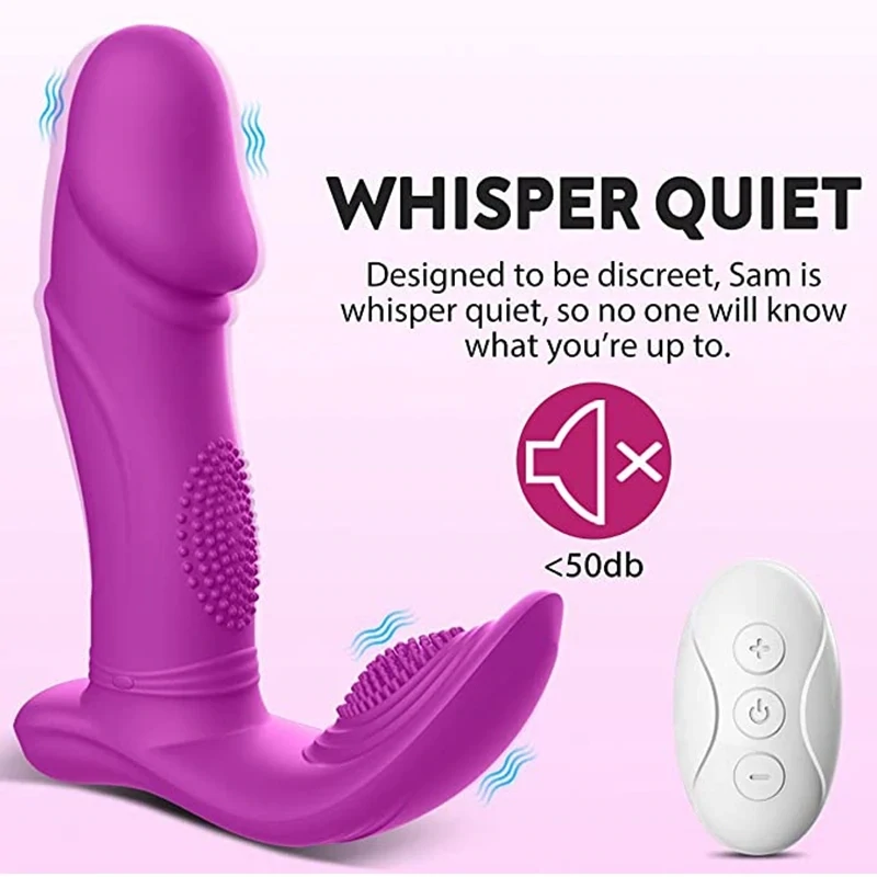 VIBRADOR PANTY con ALETEO DE DEDO CONTROL REMOTO