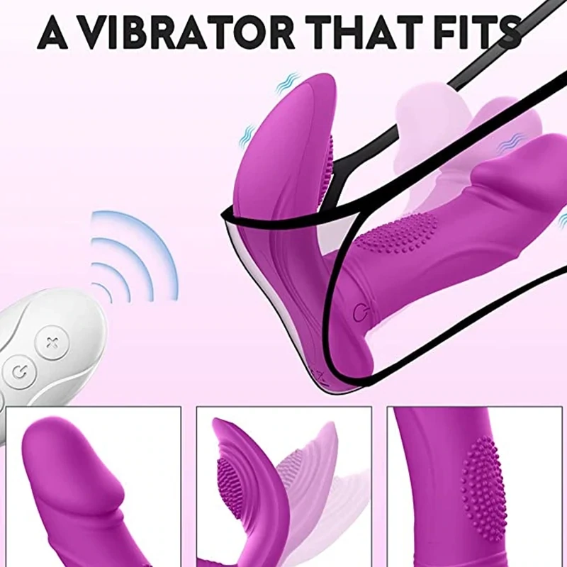 VIBRADOR PANTY con ALETEO DE DEDO CONTROL REMOTO