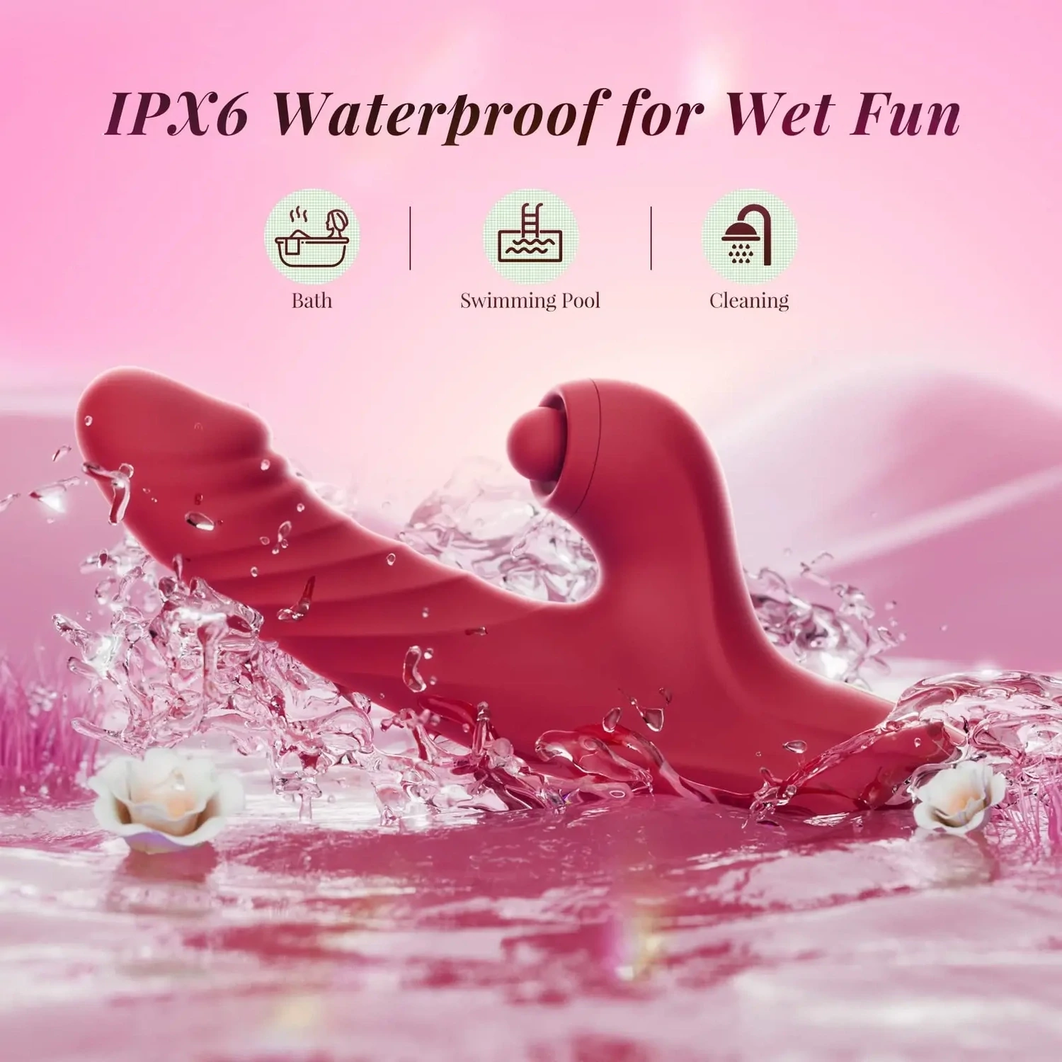 VIBRADOR MULTIFUNCIONAL DAPHNE 4 EN 1