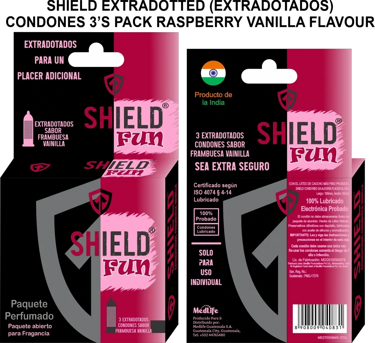 CONDONES SHIELD EXTRADOTADOS