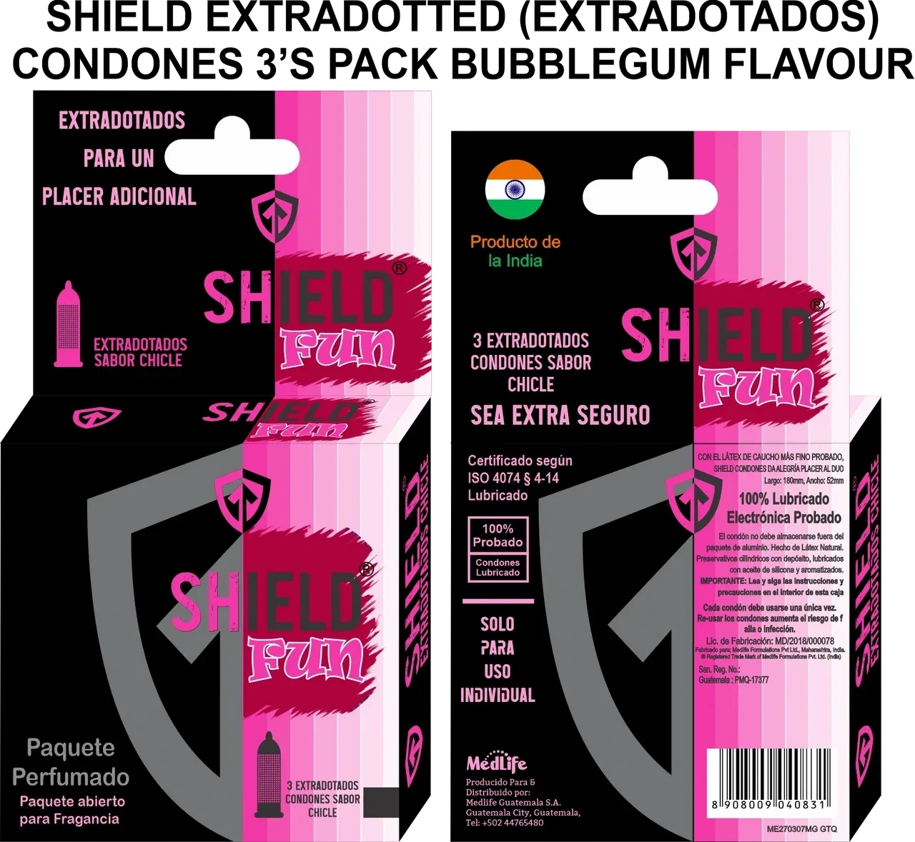 CONDONES SHIELD EXTRADOTADOS