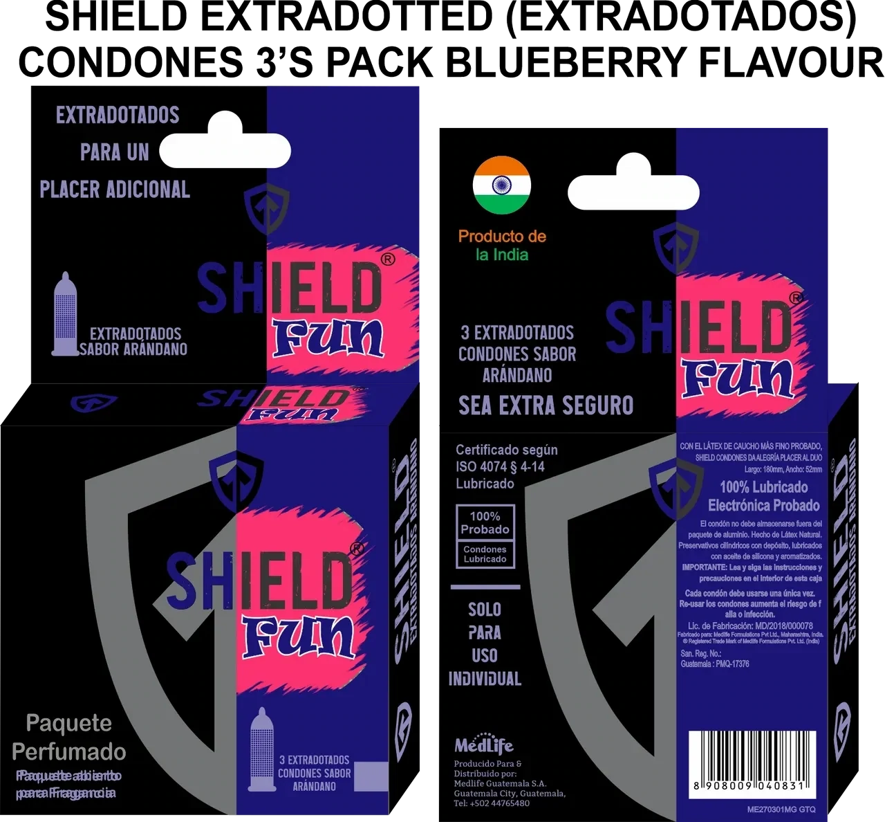CONDONES SHIELD EXTRADOTADOS