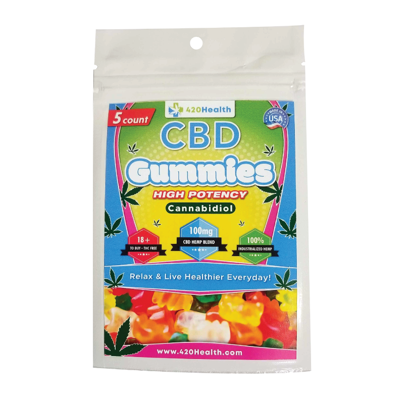 Gomitas CBD High Potency Cannabidiol 5 Unidades