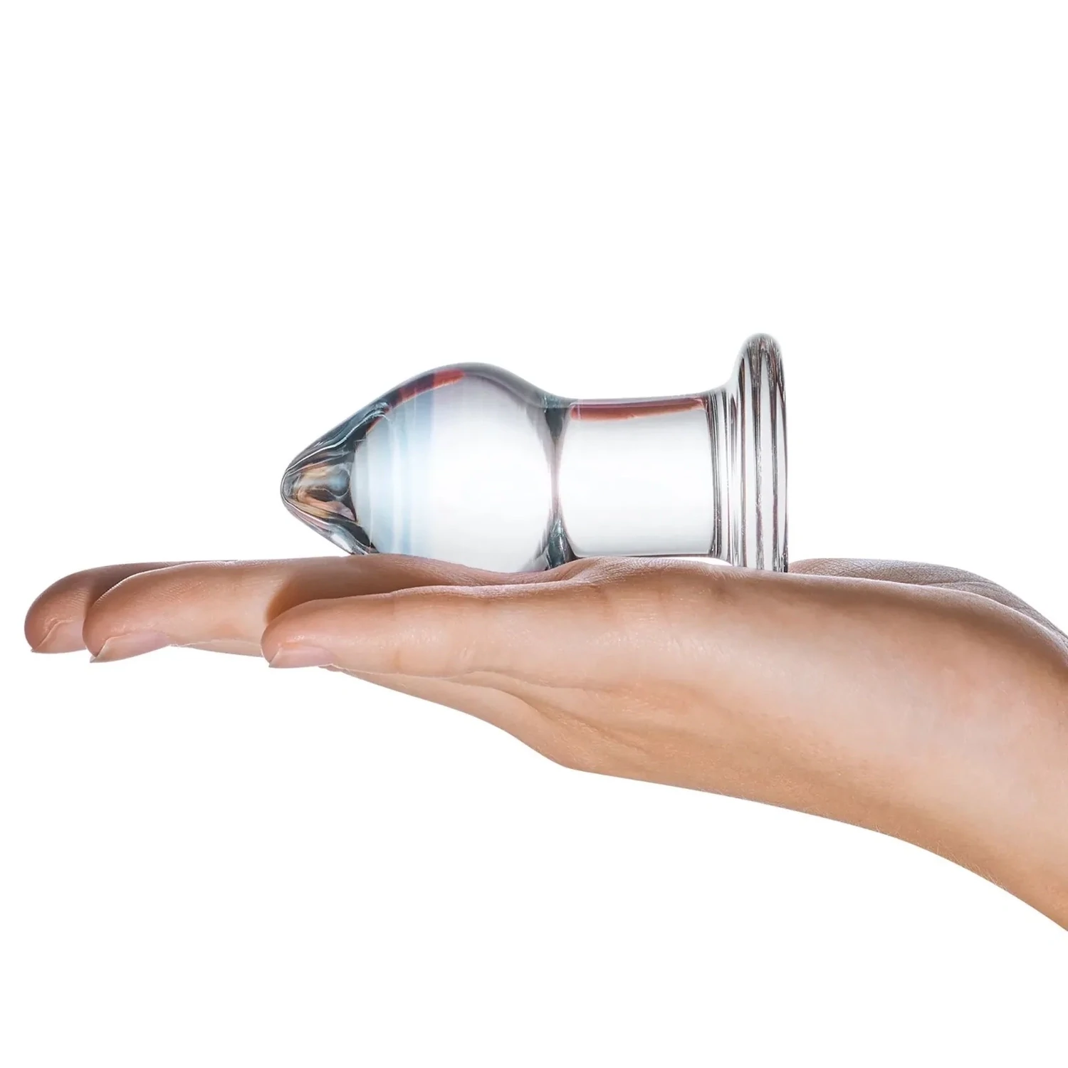 Plug de Vidrio Amatista 3.25&quot;