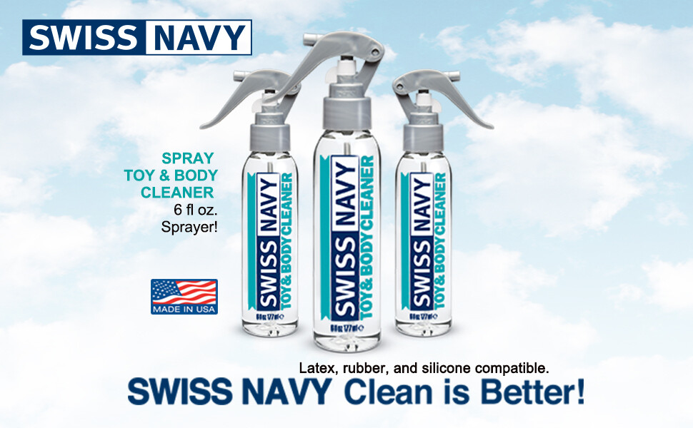 LIMPIADOR DE JUGUETES &amp; CUERPO SWISS NAVY  6OZ