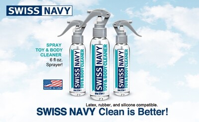 LIMPIADOR DE JUGUETES &amp; CUERPO SWISS NAVY  6OZ