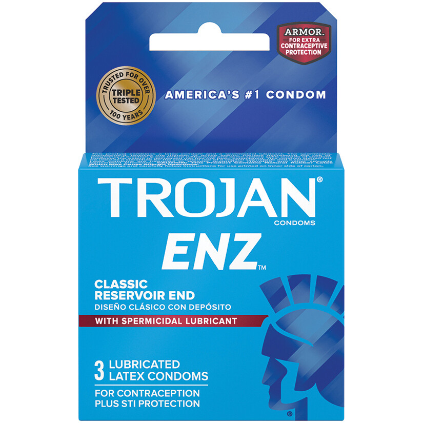 CONDONES TROJAN ESPERMICIDA ENZ ARMOR