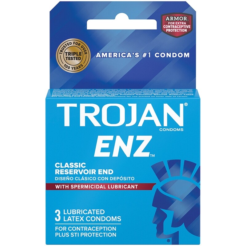 CONDONES TROJAN ESPERMICIDA ENZ ARMOR
