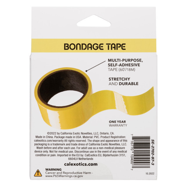 CINTA DE BONDAGE AMARILLA
