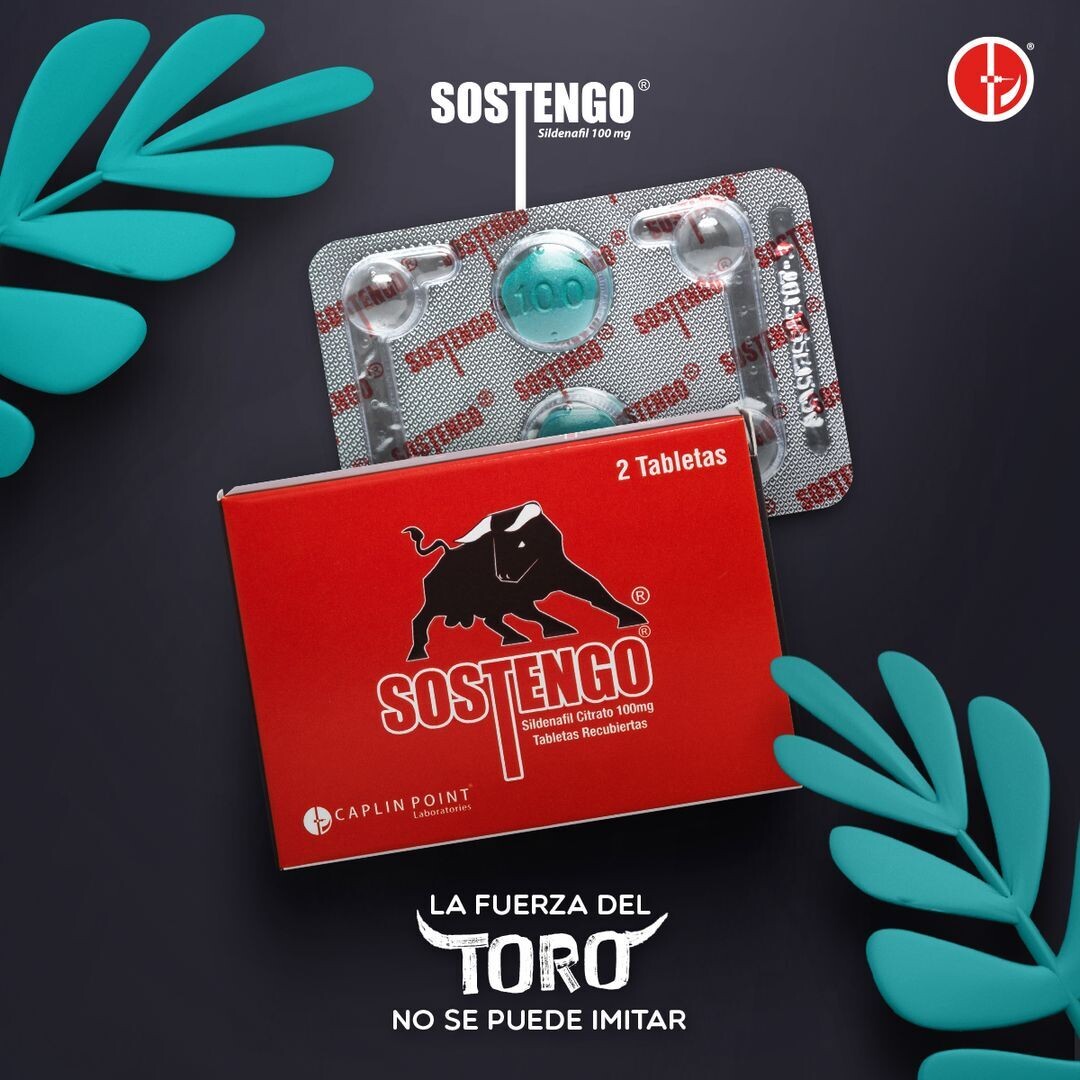 SOSTENGO SILDENAFIL 2 PASTILLAS 100mg