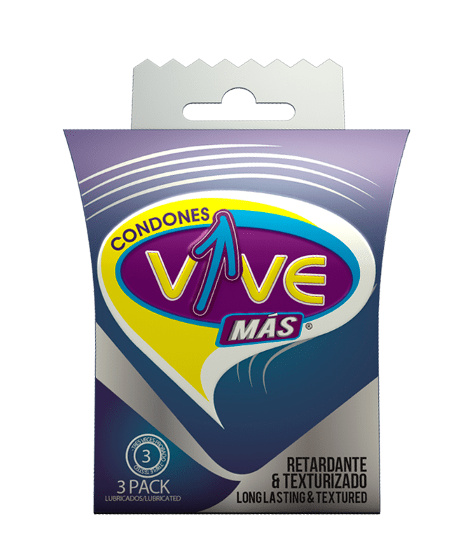 CONDONES VIVE RETARDANTE &amp; TEXTURIZADO