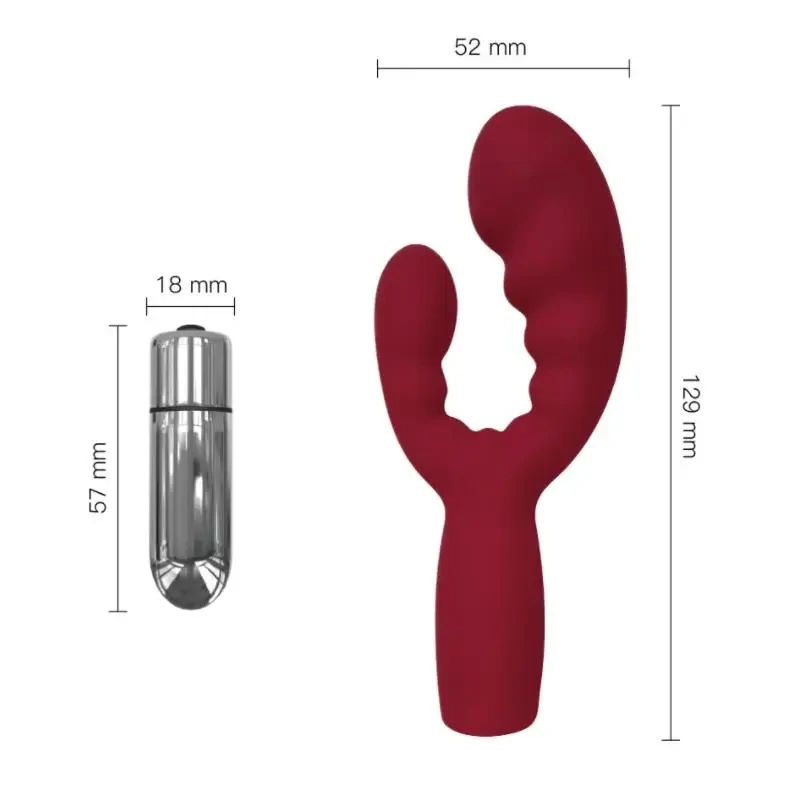 MINI VIBRADOR DUAL PUNTO G