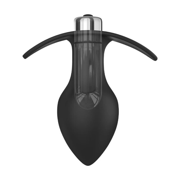 PLUG  ANAL DE SILICONA CON VIBRADOR