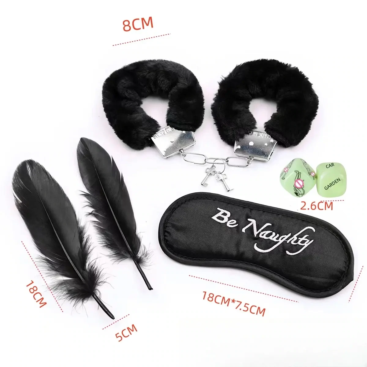 KIT DE JUEGO BONDAGE 4 PIEZAS