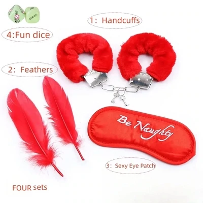 KIT DE JUEGO BONDAGE 4 PIEZAS