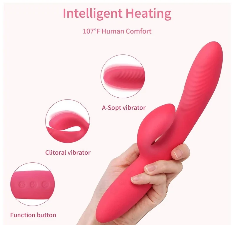 Vibrador Flexible y Estimulador de Clitoris SOHIMI