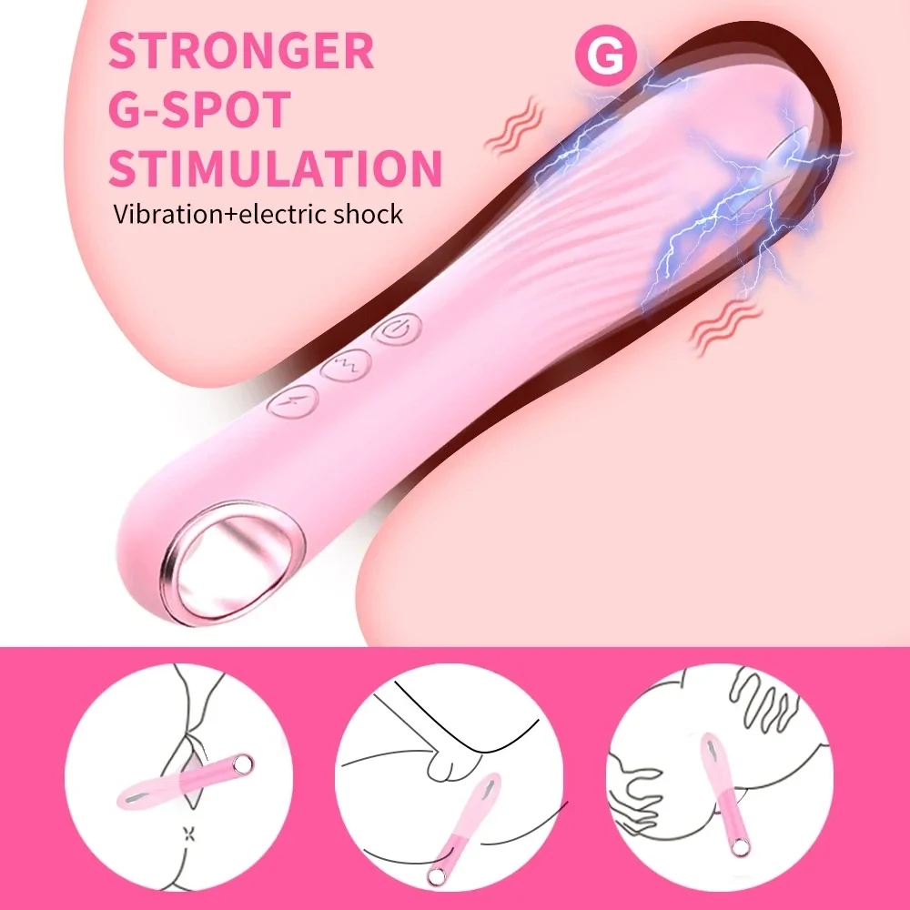 VIBRADOR ESTIMULADOR DE PUNTO G CON ELECTRIC SHOCK