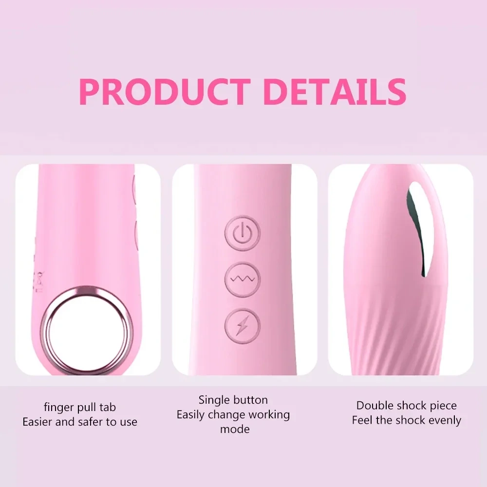 VIBRADOR ESTIMULADOR DE PUNTO G CON ELECTRIC SHOCK