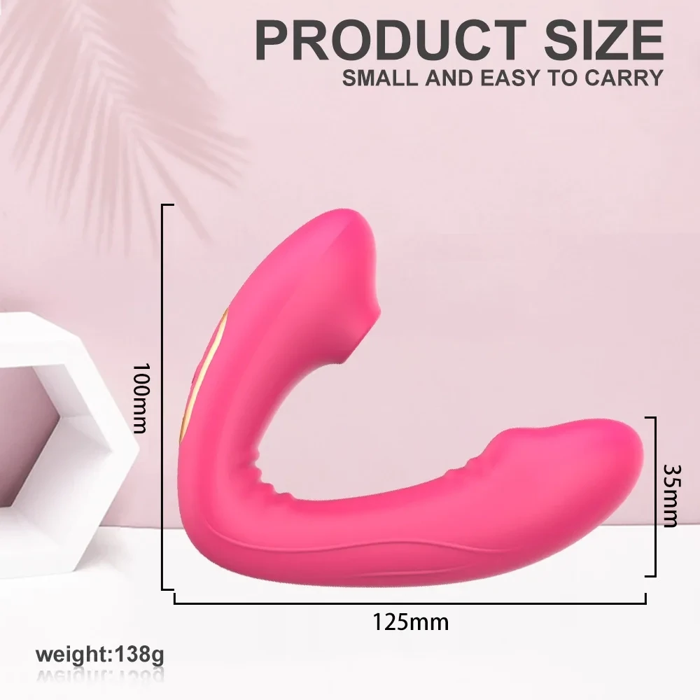 SUCCIONADOR, VIBRADOR Y PULSADOR CLITORIS