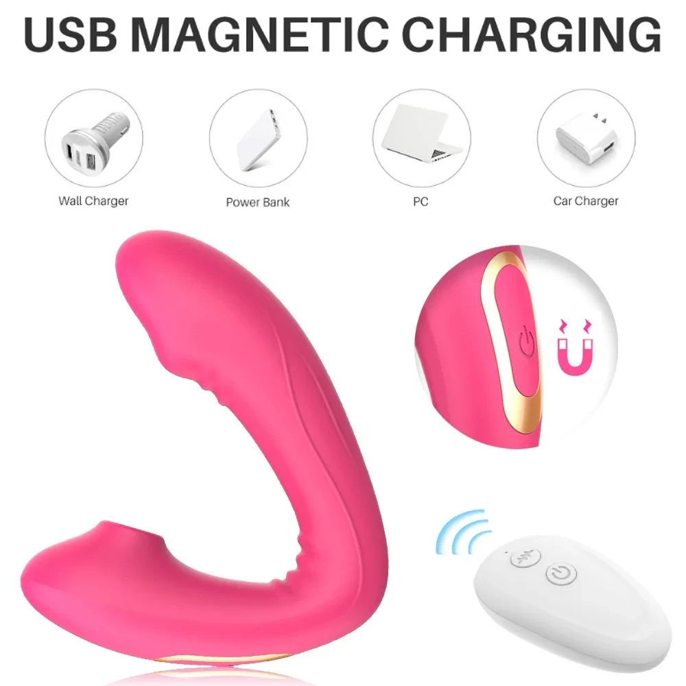 SUCCIONADOR, VIBRADOR Y PULSADOR CLITORIS