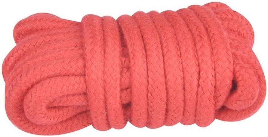 KIT BONDGE DE CUERO Y PELUCHE ROJO