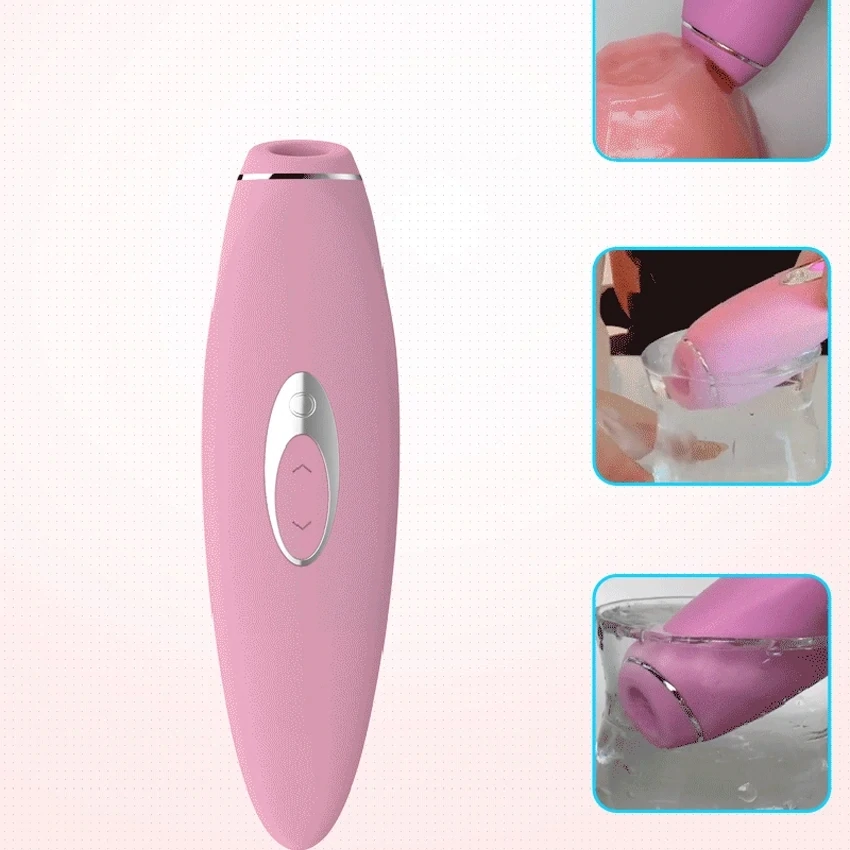 Vibrador con Pulsador para Clítoris