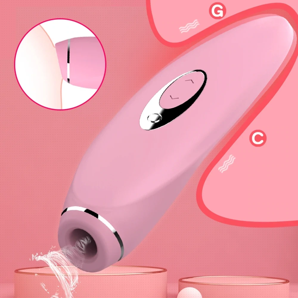 Vibrador con Pulsador para Clítoris
