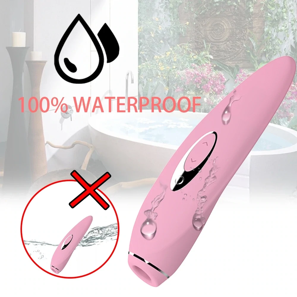 Vibrador con Pulsador para Clítoris