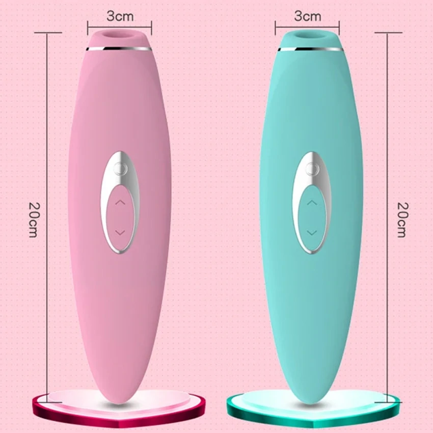 Vibrador con Pulsador para Clítoris