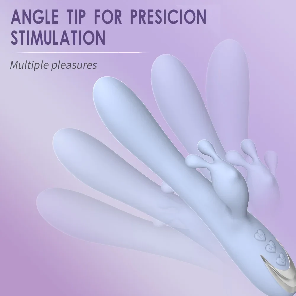 VIBRADOR DE CONEJO DOBLE PUNTO G