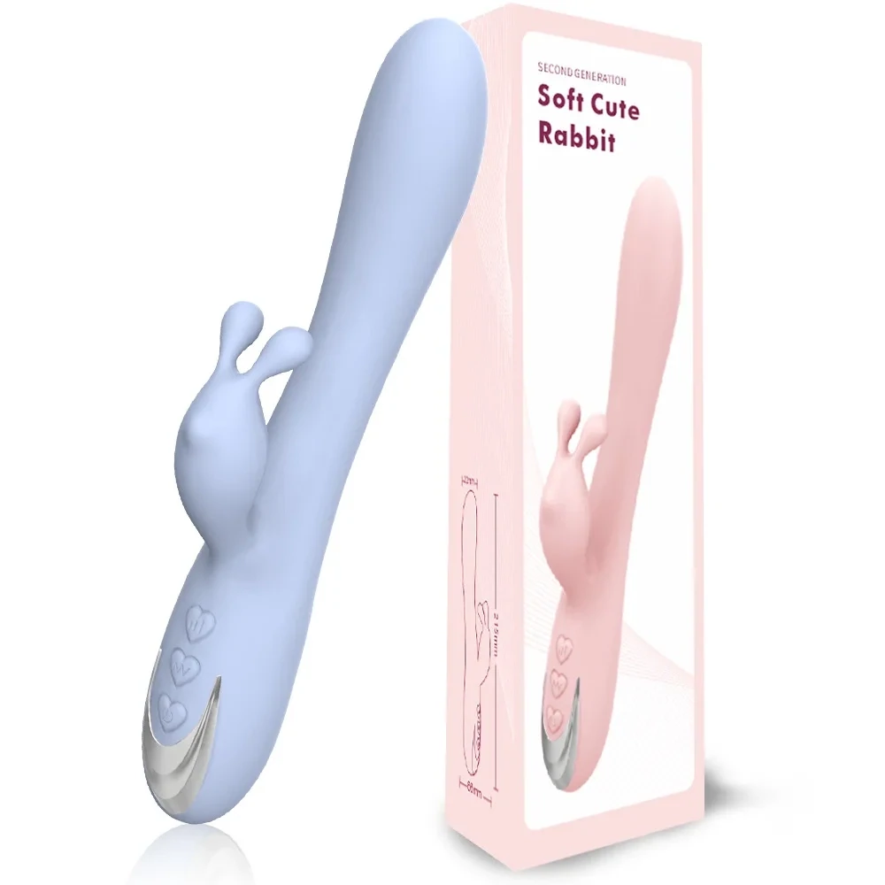 VIBRADOR DE CONEJO DOBLE PUNTO G