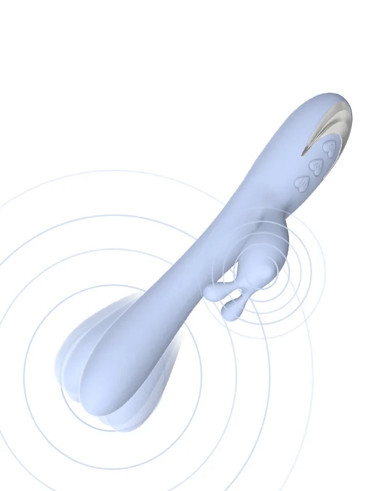 VIBRADOR DE CONEJO DOBLE PUNTO G