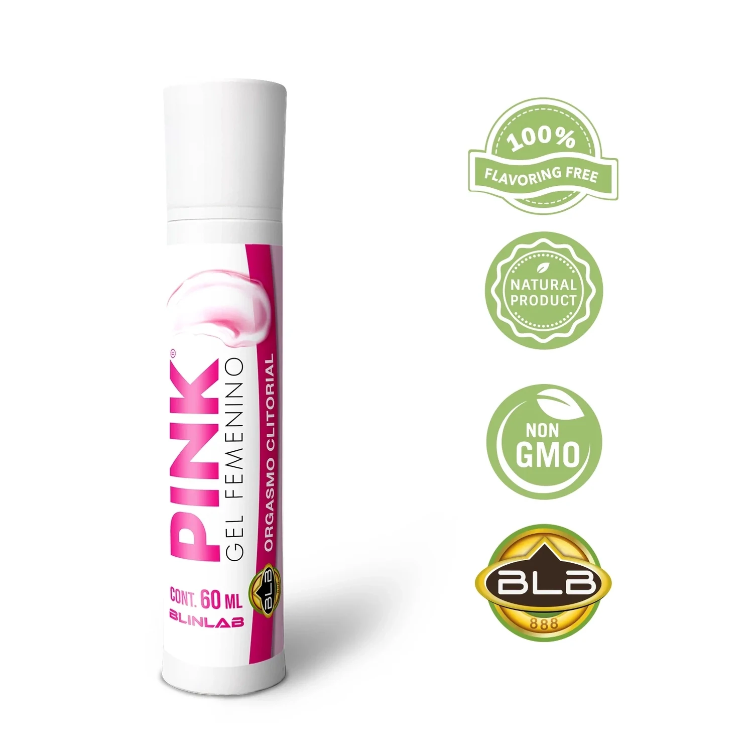 PINK GEL FEMENINO - GEL LUBRICANTE SENSIBILIZANTE DE 60 ML