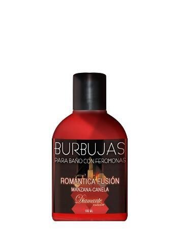 BURBUJAS PARA TINA/JACUZZI CON FEROMONAS ROMÁNTICA FUSION MANZANA - CANELA 250 ML