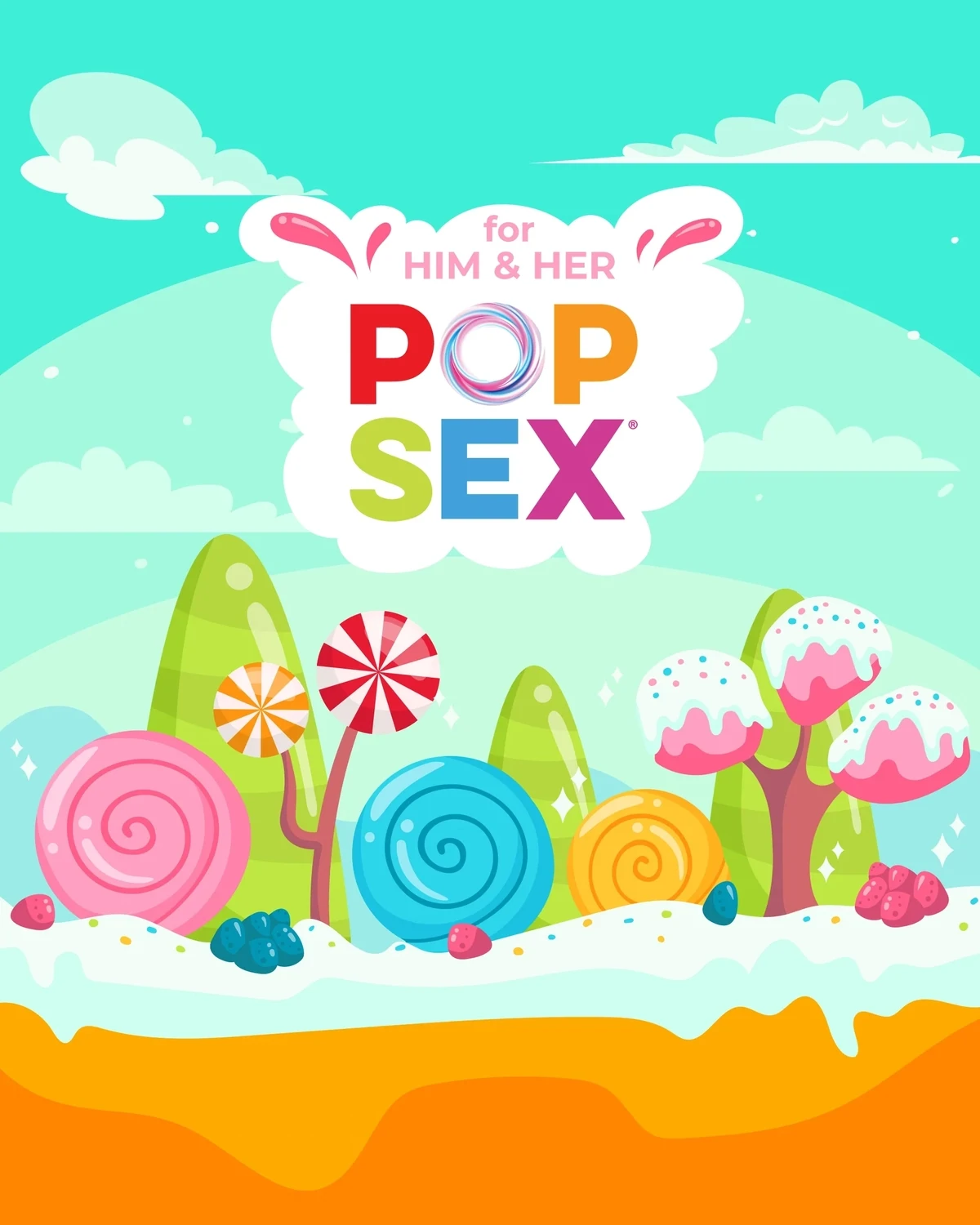 POP SEX | 2 CÁPSULAS | PARA EL Y ELLA  AZUL Y  ROSA