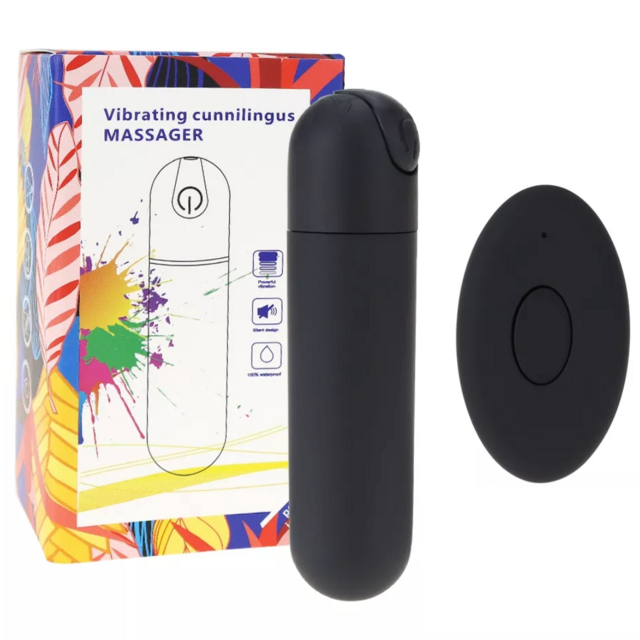 Bala vibradora recargable con control remoto
