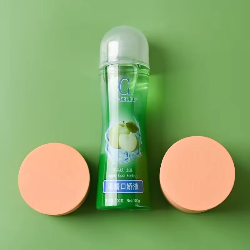 Lubricante Sabor Manzana Comestible Sensación Fria