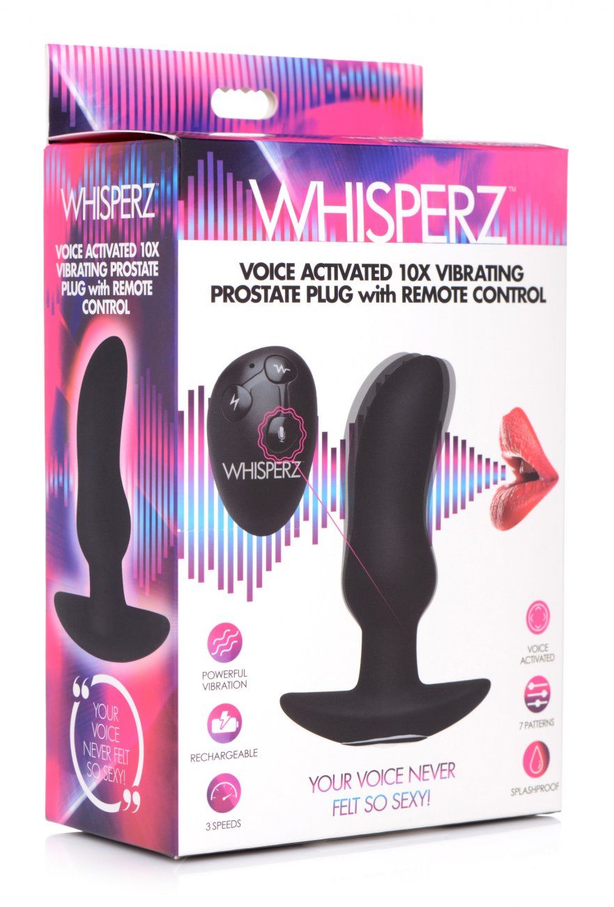 Masajeador y Vibrador de Prostata Activado por Voz