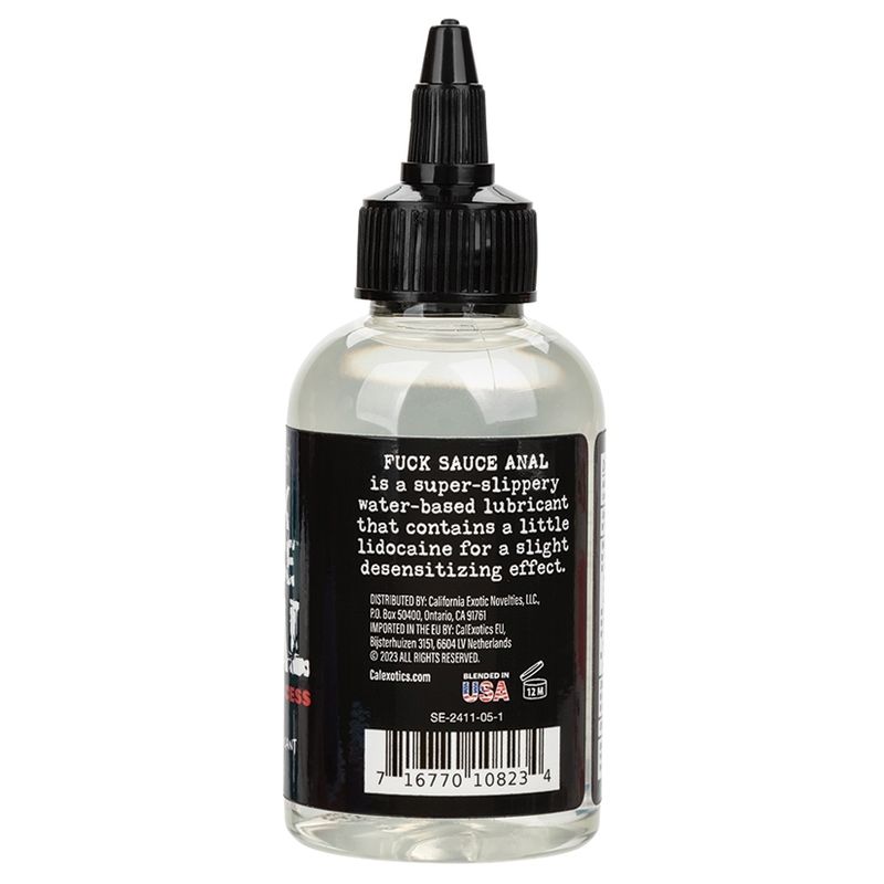 Lubricante Anal Anestesico Base Agua Fuck Sauce 4 oz