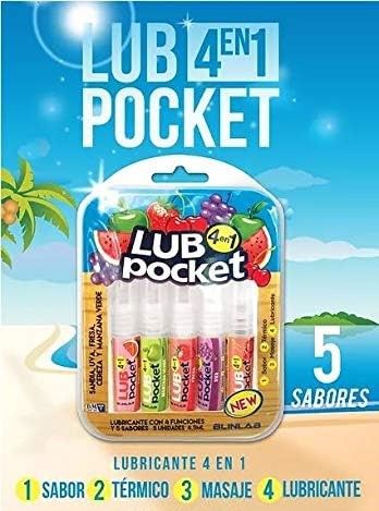 KIT LUB POCKET LURICANTE DE SABORES 4 EN 1