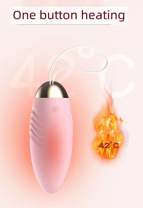 Huevo vibrador con Control Remoto / Calefacción