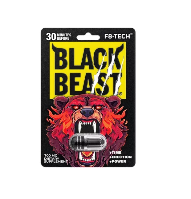 Black Beast® Cápsula Vigorizante Potencia Extrema
