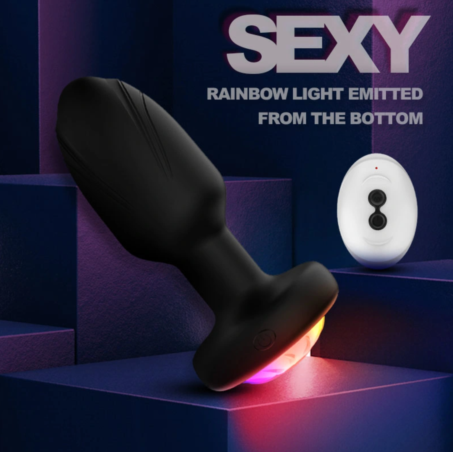 Plug Anal Vibrador con Rotación 360°