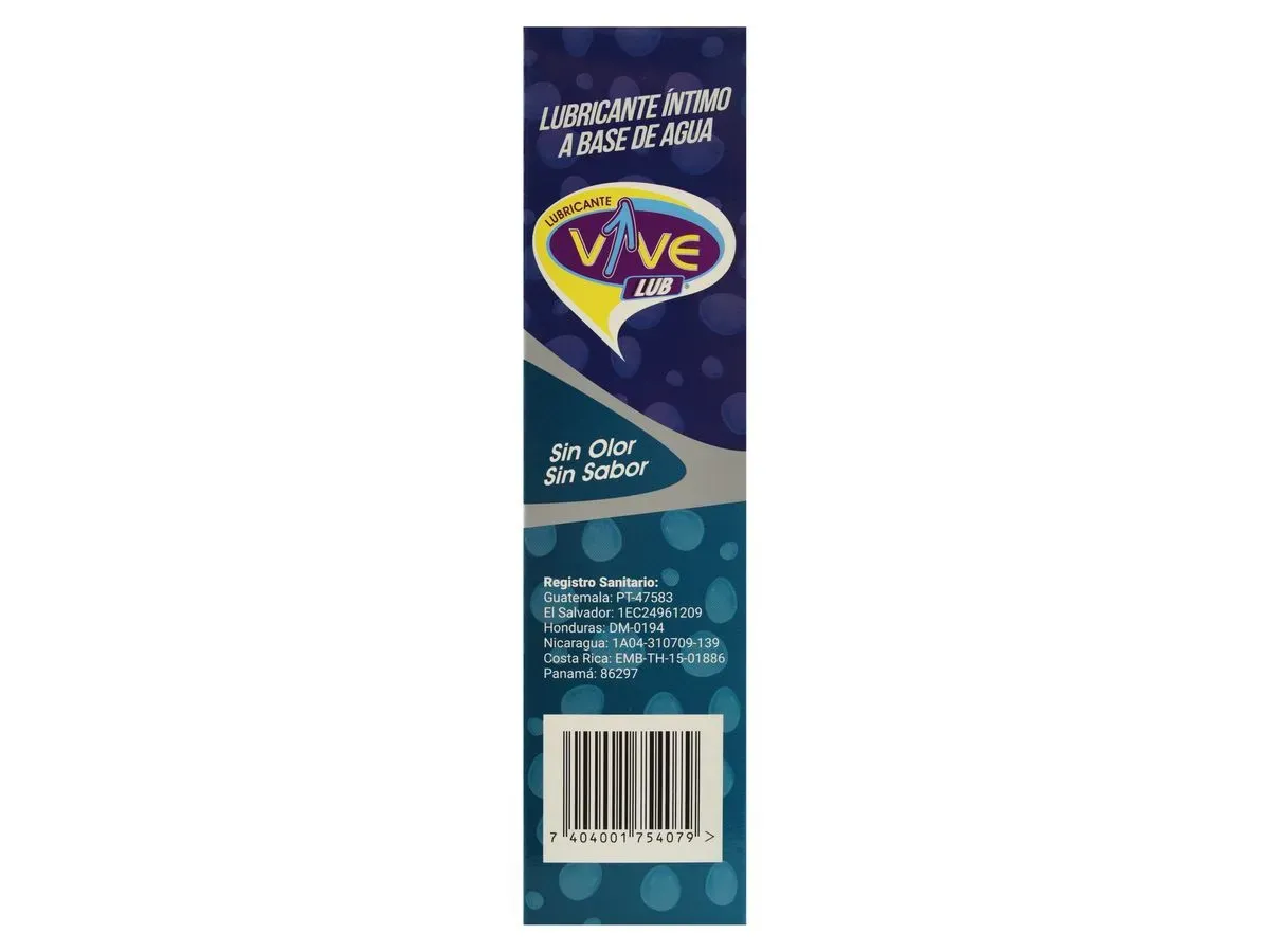 Lubricante Vive Lub Sin Olor Sin Sabor