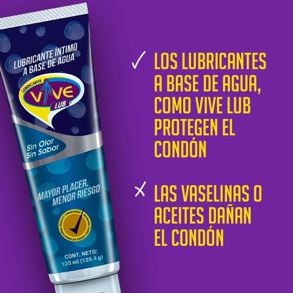 Lubricante Vive Lub Sin Olor Sin Sabor