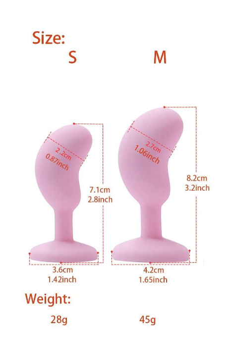 Plug de Silicona Forma de Manguito Talla M