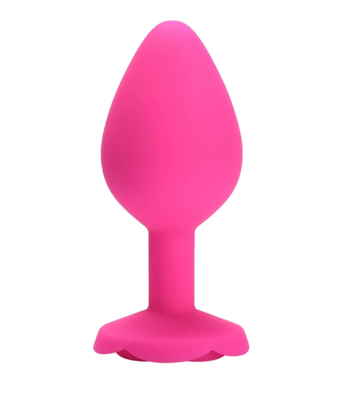 Plug Anal de Silicona Rosita Fuscia Talla S
